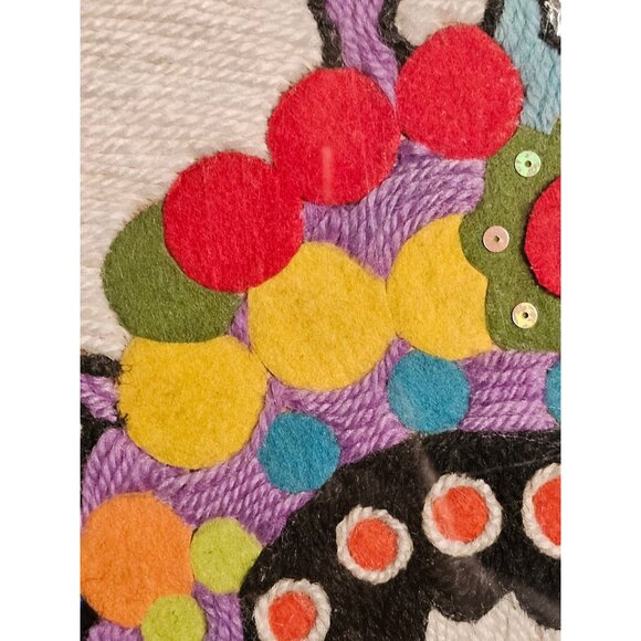 Heroine Mu-Guiying Wool Print Art embroidery Colorful Art Work Picture - Picture 2 of 16